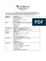 Class 7 Datesheet and Syllabus PT2