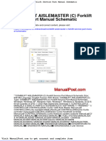 Combilift Aislemaster c Forklift Service Part Manual Schematic