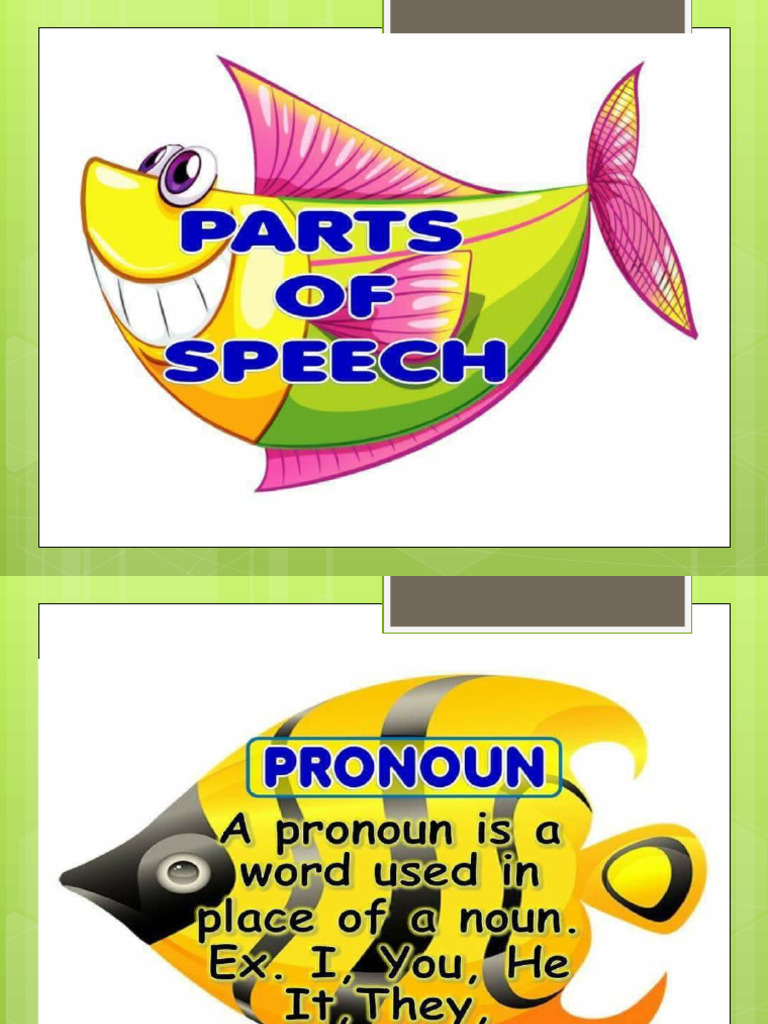 Parts of Speech Powerpoint Presentation | PDF