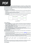 Cache Memory