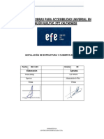 Informe Instalación Estructura de Cubierta 6 Diciembre