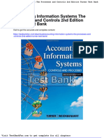 Accounting Information Systems The Processes and Controls 2nd Edition Turner Test Bank