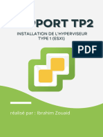 Rapport TP 2 Installation de L'hyperviseur Type 1 (ESXi)