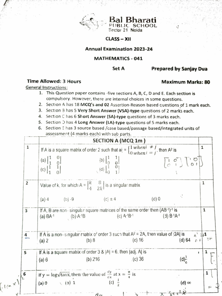 Annual Maths | PDF