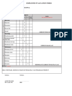 Dhu CDP - Employee Evaluation