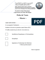 Fiche de Voeux L3 Eneergétique Vers Master