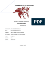 Ecuaciones Diferenciales Parcial