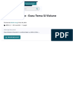 Mesterul Manole - Eseu Tema Si Viziune - PDF