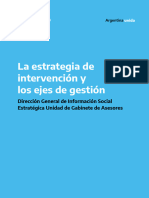 Estrategia de Intervencion y Ejes de Gestion 2019-2023 (Ministerio de Desarrollo Social - Argentina)