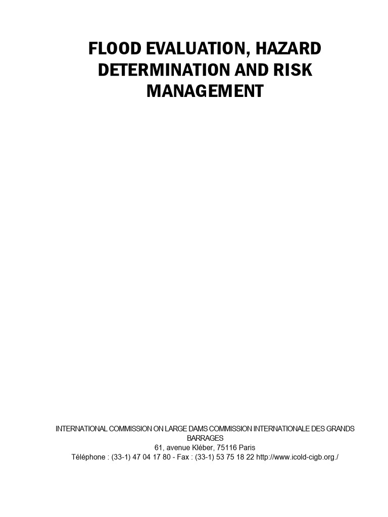 Flood Risk Management for Dams | PDF | Flood | Discharge (Hydrology)
