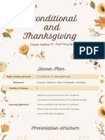 Língua Inglesa 4 - Second Conditional e Thanksgiving