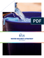 Water Security For 2030 - Strategy