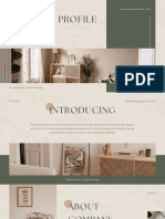 Green Modern Elegant Company Profile Presentation