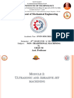 Department of Mechanical Engineering: SJB Institute of Technology