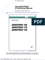 Deutz Fahr Agrotron 108 118 128 Workshop Manual