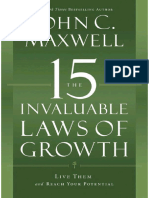 Les 15 Lois Inestimables de La Croissance - John-C.-Maxwell