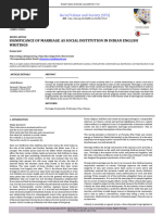 Significance of Marriage As Social Insti