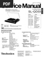 SL-QD33 Turntable