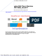 Doosan Engine d24 Tier 4 Service Manual Sb4411e02!03!2017