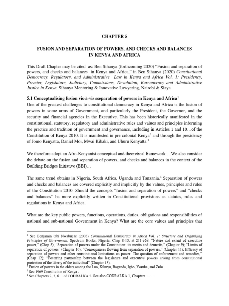 Codralka 6 - Fusion of Powers | PDF | Separation Of Powers | Presidents ...