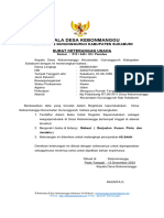 Surat Keterangan Usaha