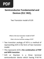 Two Transistor Analogy of Thyristor