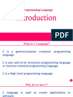 C Introduction