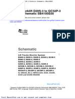 Daewoo Forklift d20s 3 To Gc32p 3 Electric Schematic Sb4195e00