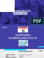 Auditoria Gubernamental - Trabajo Grupal Nro 01.