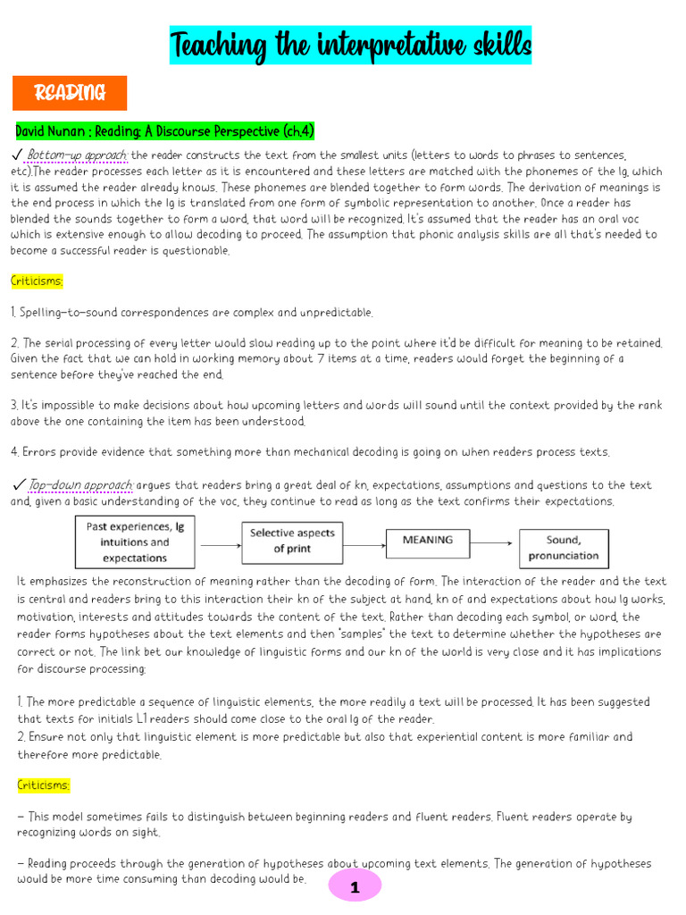 READING | PDF | Second Language | Reading Comprehension