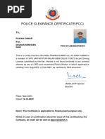 Police Verification Letter Format for Job | PDF