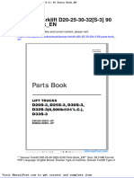 Doosan Forklift d20!25!30 32s 3 90 Parts Book en