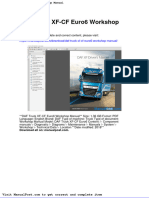 Daf Truck XF CF Euro6 Workshop Manual
