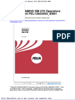 Fella Eu Ramos SM 270 Operators Manual 2016 Fel13923505 En01