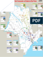 Mapa Rodovias Do Estado de Sao Paulo