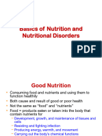 Basics of Nutrition and Artificial Blood