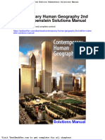 Contemporary Human Geography 2nd Edition Rubenstein Solutions Manual