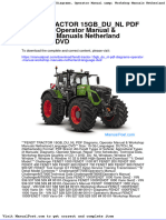 Fendt Tractor 15gb Du NL PDF Diagrams Operator Manual Workshop Manuals Netherland Language DVD