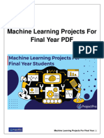 Machine Learning Projects For Final Year PDF