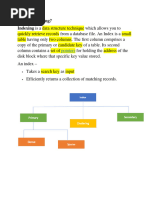 B+ Tree Indexing