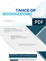 Importance of Bookkeeping 