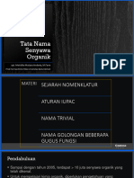 Tata Nama Senyawa Organik