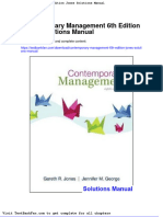 Contemporary Management 6th Edition Jones Solutions Manual