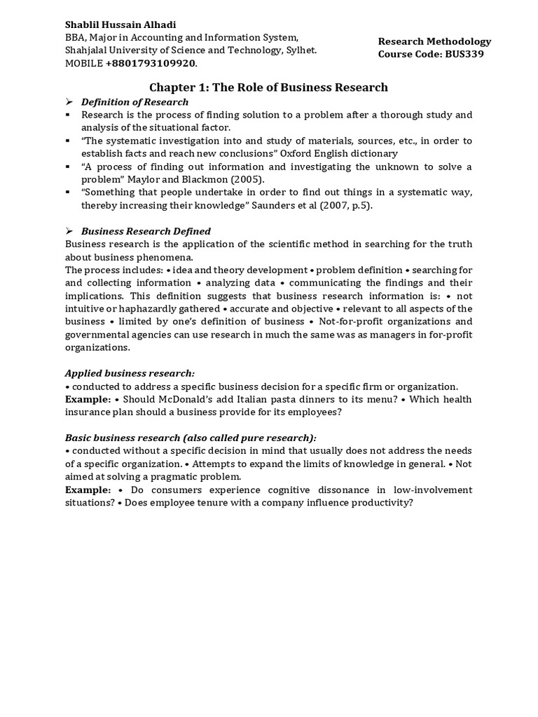 chapter-1-role-of-business-research-pdf-methodology-scientific
