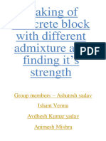 1project Report On High Strength Concrete