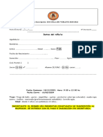 Ficha de Inscripción ESCUELA DE VERANO 2023-2024