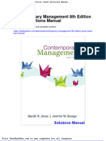 Contemporary Management 8th Edition Jones Solutions Manual