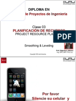 Clase 03 Planificacin de Recursos Resource Limited Scheduling