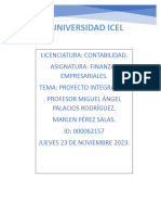 Proyecto Finanzas Empresariales