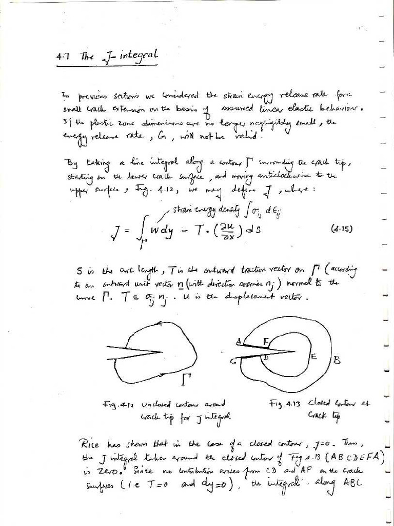 J Integral | PDF